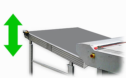 System_automation_conveyor_system_the_height_of_the_unloading_table_is_adjustable